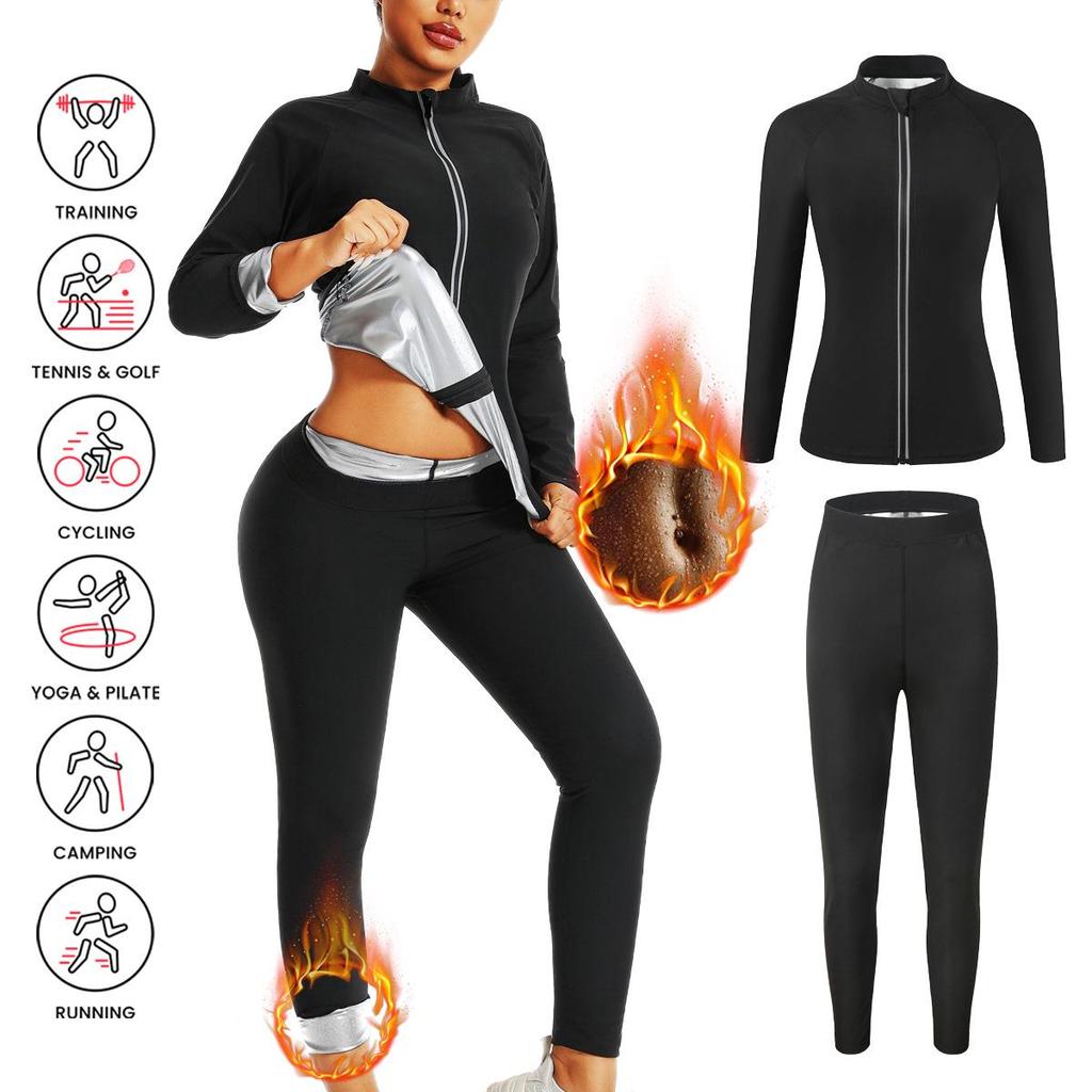 Женский Европейский и Американский Сауна-Костюм Большого Размера: Йога-одежда для похудения живота, Фитнес-боди-шейпер для стройной талии