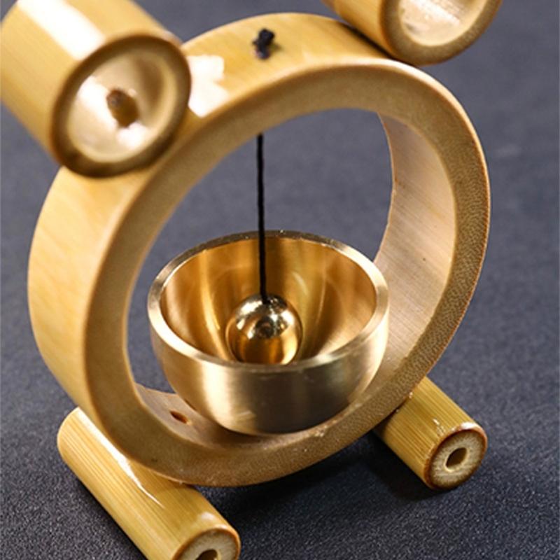 Магнитное крепление Бамбуковые колокольчики Снижающие стресс Подвесные колокольчики Множественное размещение на металлической двери, поверхности холодильника Декор