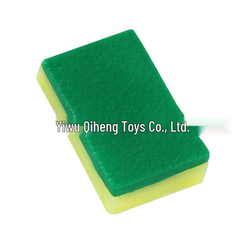 Comical Scouring Pad Squeeze Toy: Super Soft Prank Sponge for Stress Relief and Dishwashing Fun