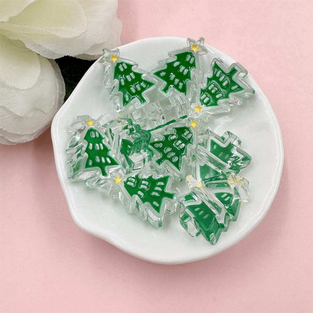 Цепи для мобильных телефонов ручной работы DIY браслеты Свободные материалы для головок Перчатки снеговика Капельное масло Акриловые елочные клетки Ожерелье Аксессуары 10 шт.