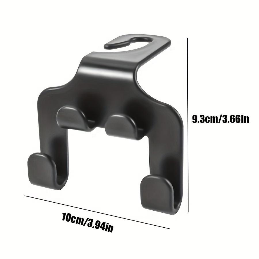 1/2 шт. Крючок-вешалка на подголовник автомобильного сиденья, черный органайзер для хранения, универсальный для сумочки, кошелька, пальто, подходит для универсального автомобильного держателя