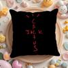 Cool CCactus jack Cushion Cover Linen Organic Fabric DoubleSided Printing Breathable Pillow Case Sofa Home Decor Gift