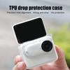 Action Camera Protective Case for Insta360 GO 3S Waterproof Shockproof Sports Camera Protector Clear TPU Cover Skin Shell Camera Accessories