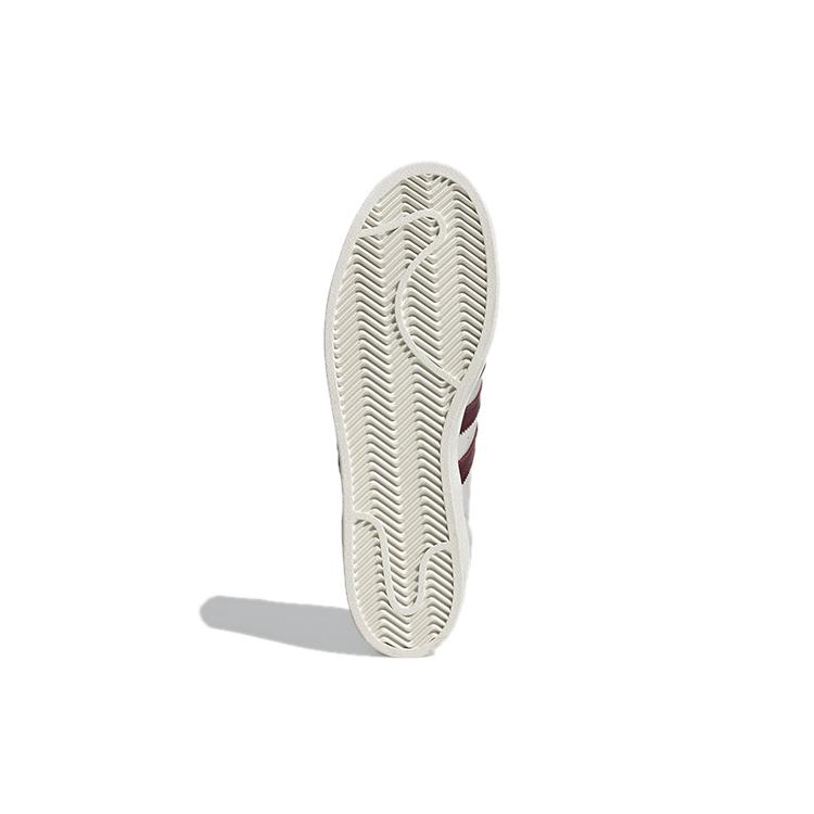 Adidas Superstar 'Off White Maroon' H68187