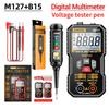 ANENG M127 Digital Multimeter 4000 Counts True RMS Auto Range NCV Voltage Tester Free Gift B15 Voltage Test Pen Electrician Tools with Digital Display