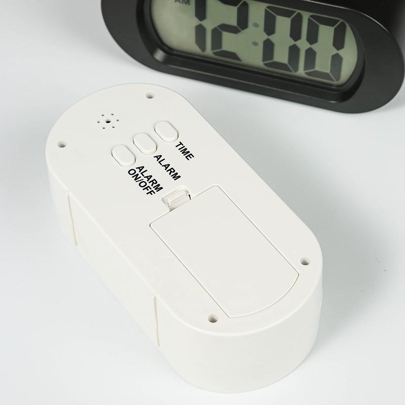 Supply home bedside electronic alarm clock, silent lazy snooze smart clock LCD large screen digital clock