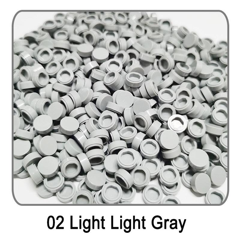 1000 шт./лот Плитка 1x1 Круглая 98138 Специальный Кирпичик MOC Строительный Блок Мелкие Частицы Кирпичики Детали Совместимые с 98138 LOGO Игрушки