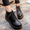 Autumn Winter Women Ankle Boots Platform Lace Up Casual Shoes Woman Retro Oxfords Female Waterproof Goth Thick Boots Footwe