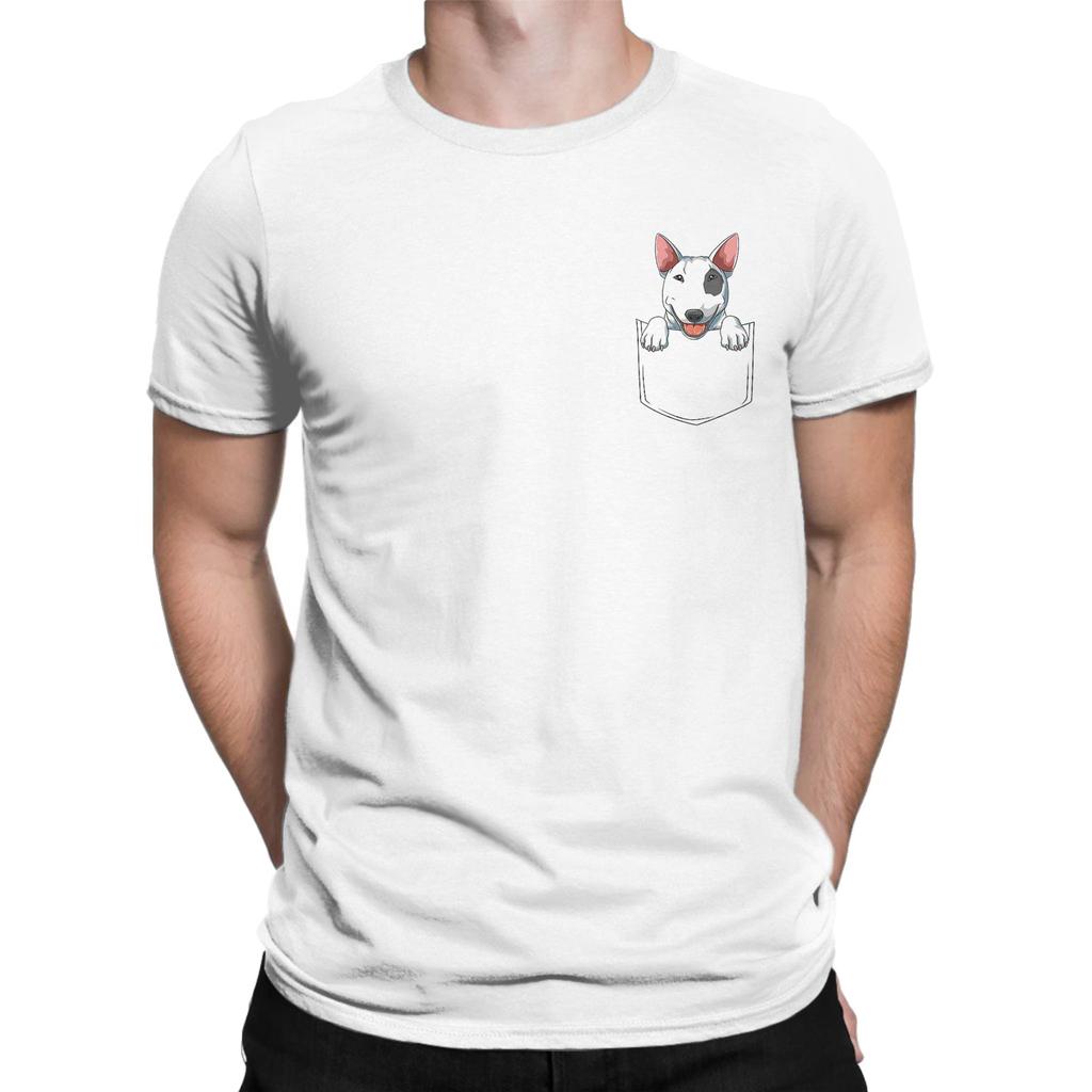 Unisex Unisex TShirt Funny Bull Terrier Guide to Training Dog Crazy Pure Cotton Tee Shirt Short Sleeve T Shirt Crew Neck Clothes