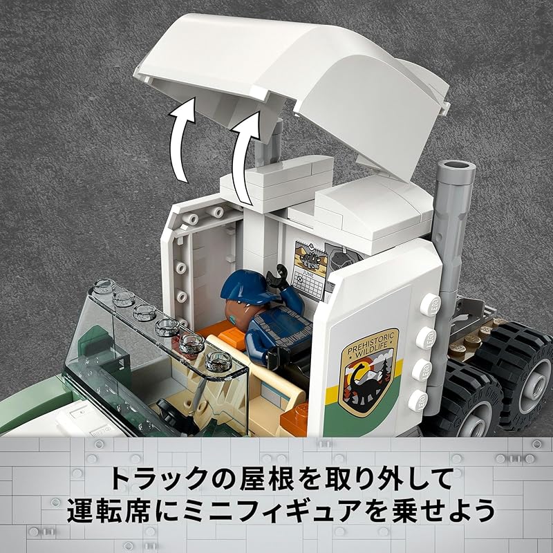 Lego jurassic world Сегодняшняя миссия: Выносите Аллозавра! игрушки игрушка подарок на день рождения блок мальчик девочка ребенок 8 лет 9 лет 10 лет