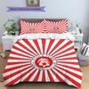 Poole Town Football Club Pattern Bedding Quilt Set  Home Decoration  Gift (1 * duvet cover + 2 * pillowcase  without core)