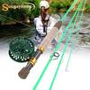 Fly Fishing Rod and Reel Fly Fishing Combos Light Weight Fly Fishing Rod and Metal Bass Fishing Reel