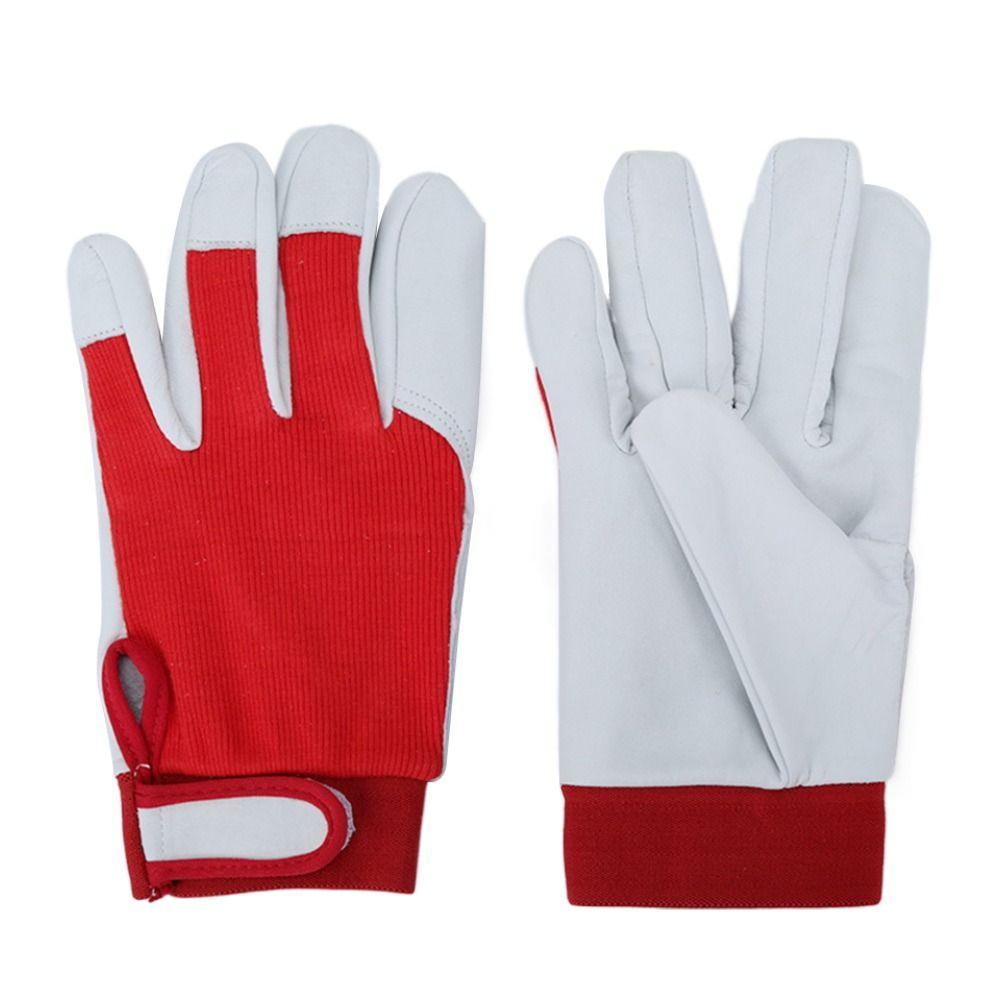 Leather Welding Gloves Random Color Work Safe Gloves Tool Protective Glove Workplace