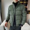Утепленная зимняя куртка мужская повседневная куртка с воротником-стойкой утолщенная утепленная куртка ветрозащитная и холодная молодежная утепленная куртка модная куртка
