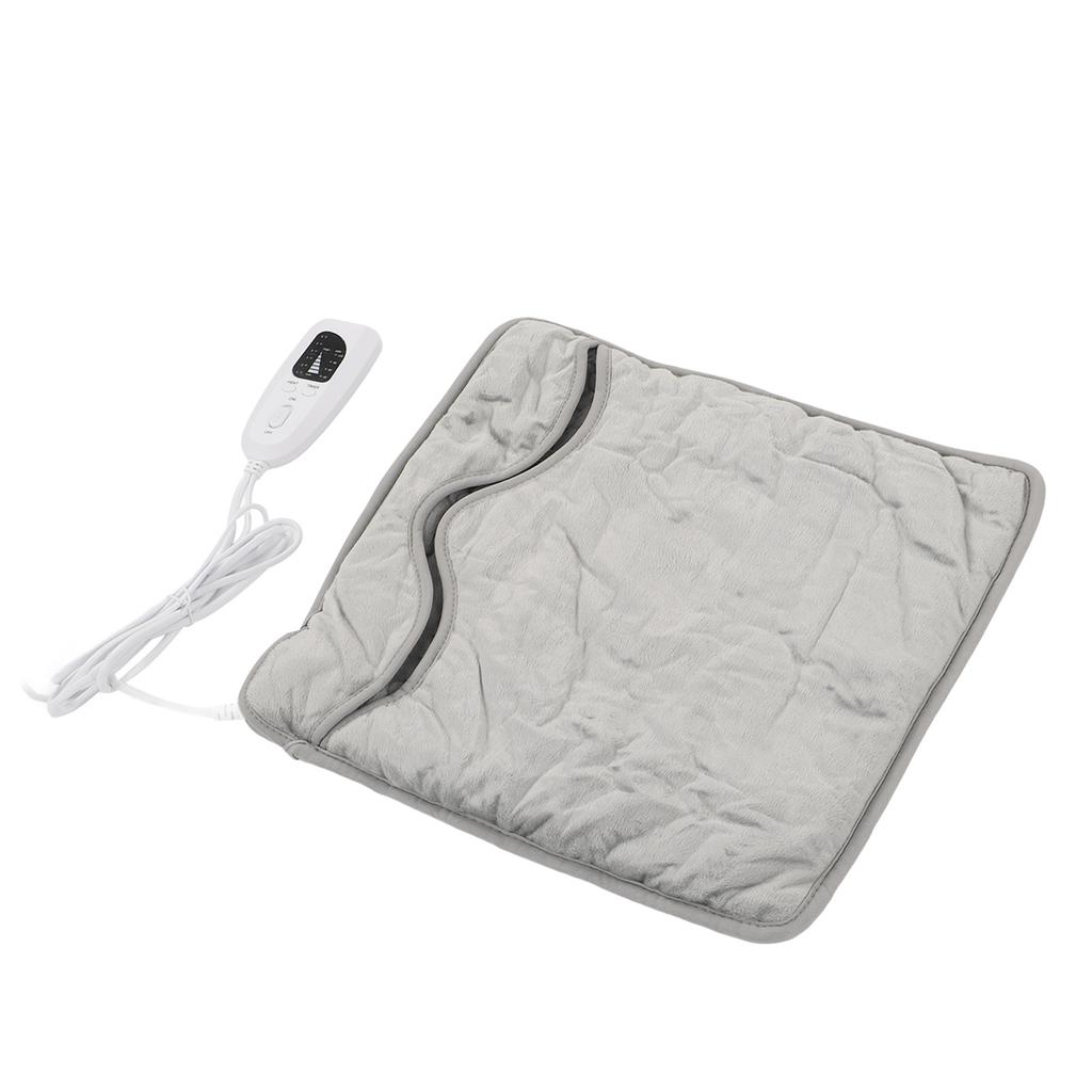 Электрическая грелка для ног с автоматическим отключением, подключаемая к розетке, портативная моющаяся грелка для мужчин и женщин, Великобритания