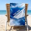 Hoffen-heim Crest Beach Towel - Soft, Absorbent Microfiber, Lightweight, Ideal for The Beach, Parties, Travel, Camping fan gifts
