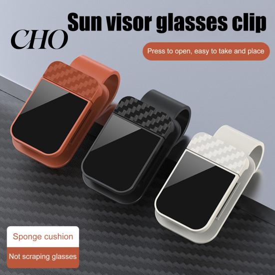 Soft Rubber Glasses Holder Car Sunglasses Clip for Visor Magnetic Eyeglass with Stylish Padding Scratch-Free Vehicle Scratch Proof