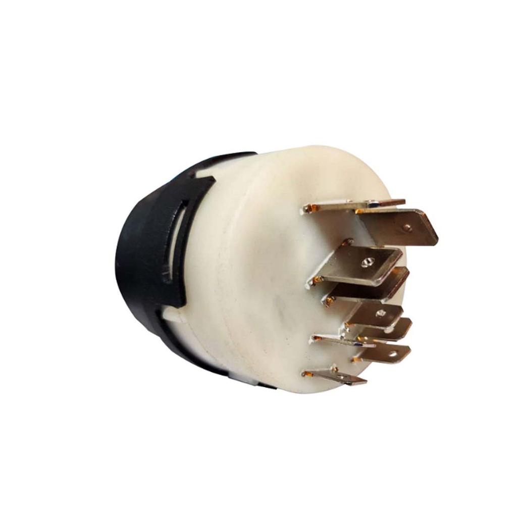 APSMOTIV Замок зажигания 9-контактный в сборе с ключами Подходит для New Holland LB75 LB75B LB75CP LB110 LB115 LV80 LB115B B110 LB90 B110B U80