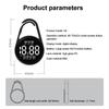 LED Digital Hanging Watch Night Light Energy Saving Silent Electronic Clock for Bedroom Living Room Wall Decor