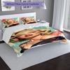 Marilyn Monroe Art Design Bed Bedding Set 1 Duvet Cover + 2 Pillowcases Soft Breathable Household Bed Linens