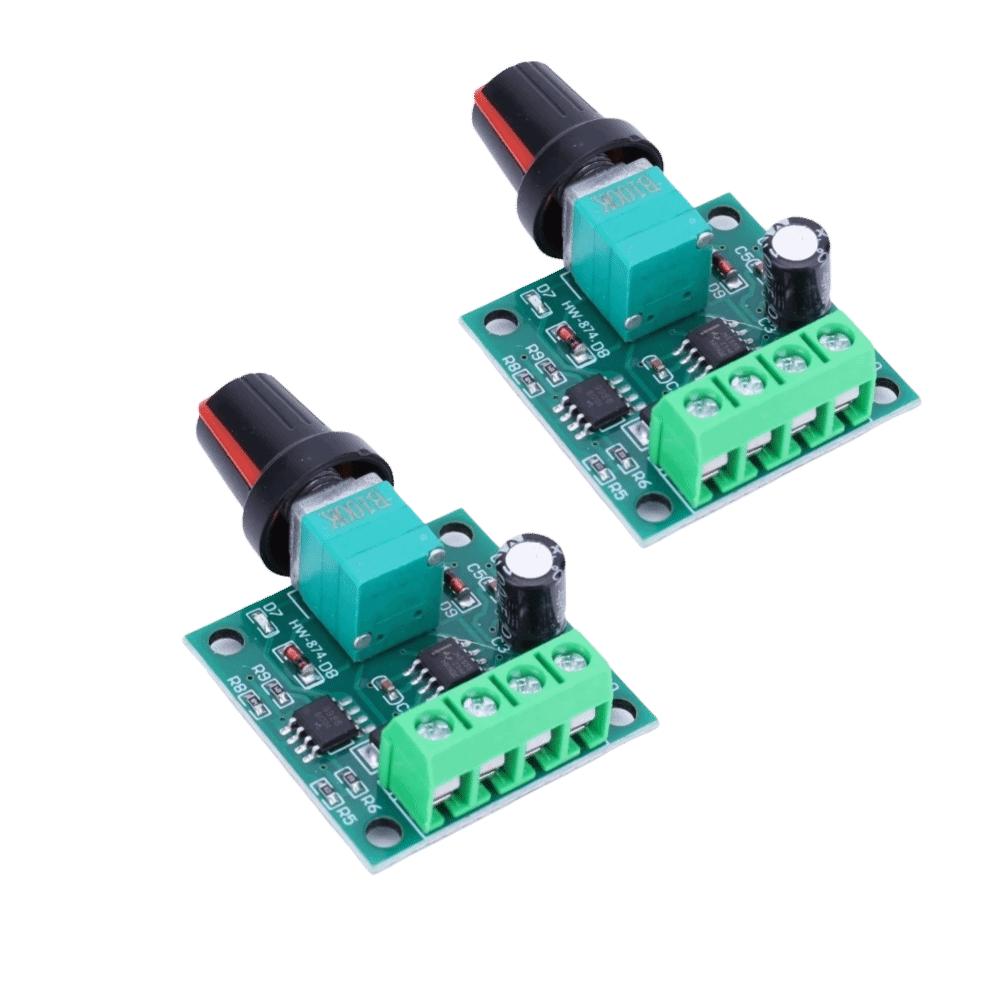 2pcs / 6pcs DC 1.8-12V Motor Speed Regulator 2A 30W Electric Motor Controller For Tools