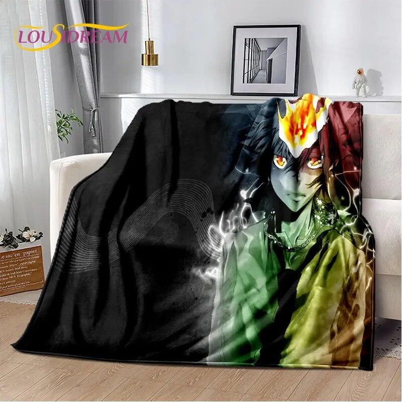 Мягкое плюшевое одеяло в стиле аниме «Учителя Hitman Reborn», фланелевое одеяло для гостиной, спальни, кровати, дивана, чехол для пикника, детское одеяло
