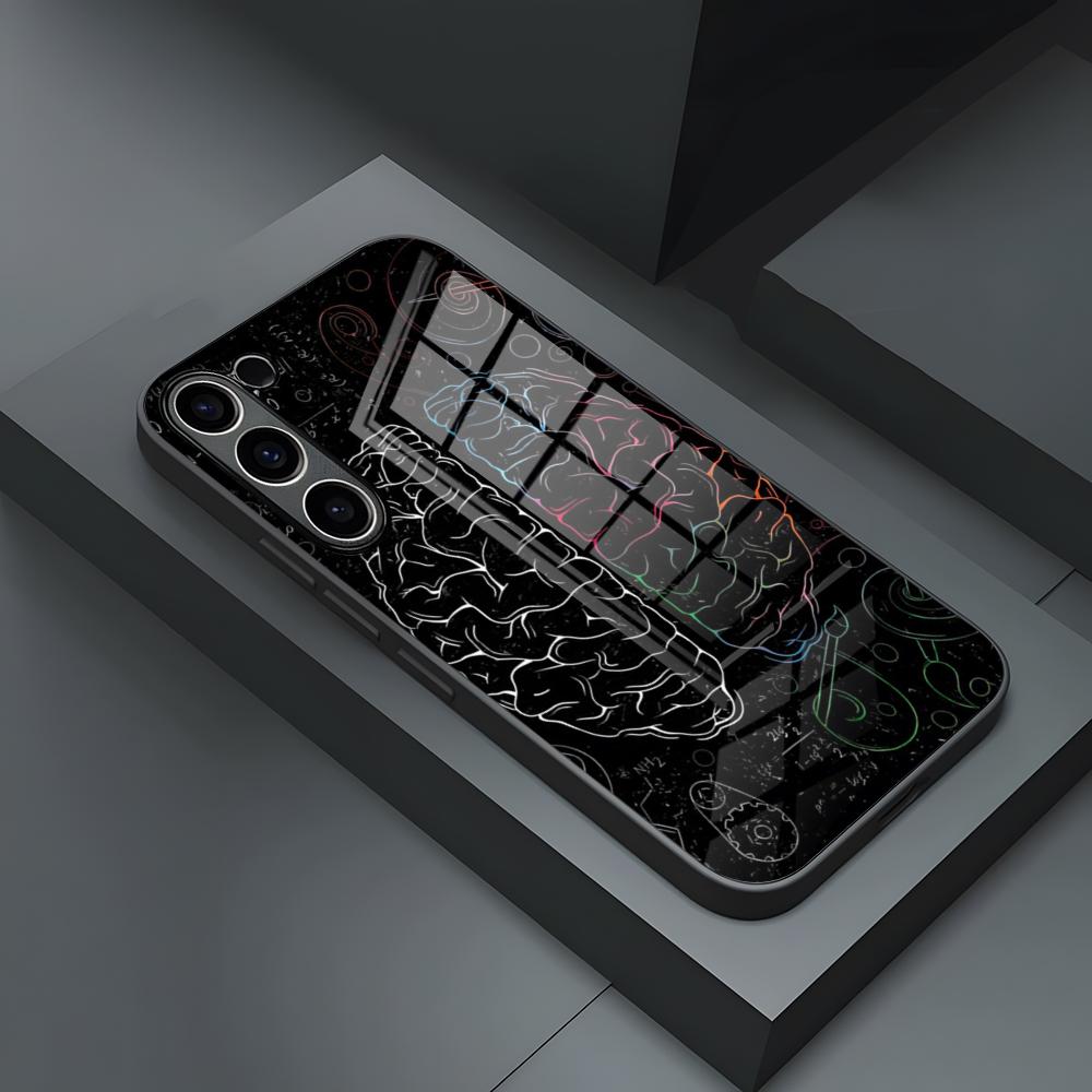 Психолог Профессия Психология Чехол для телефона Для S23 Samsung S24 S25 Ultra S22 S20 Fe S21 A54 A34 A24 A53 A16 A14 Стеклянный чехол
