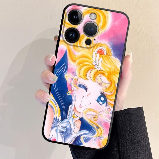 Чехол для телефона Apple iPhone XS X 11 SE 13 Pro Max 6s 14 Plus 8 XR 7 12 Mini 6, защитный силиконовый бампер S-Sailors Moons Girl, чехол