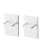 Yamazaki Magnetic Spray Set of W5 X X Plate Spray 5074 Hooks, 2, White, Approx. D3.5 H7cm, Hooks,