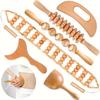 6pcs Wooden Massage Tools, Full Body Massager, Hand Massager, Leg Massager, Shoulder Massager, Neck and Shoulder Massage Tool