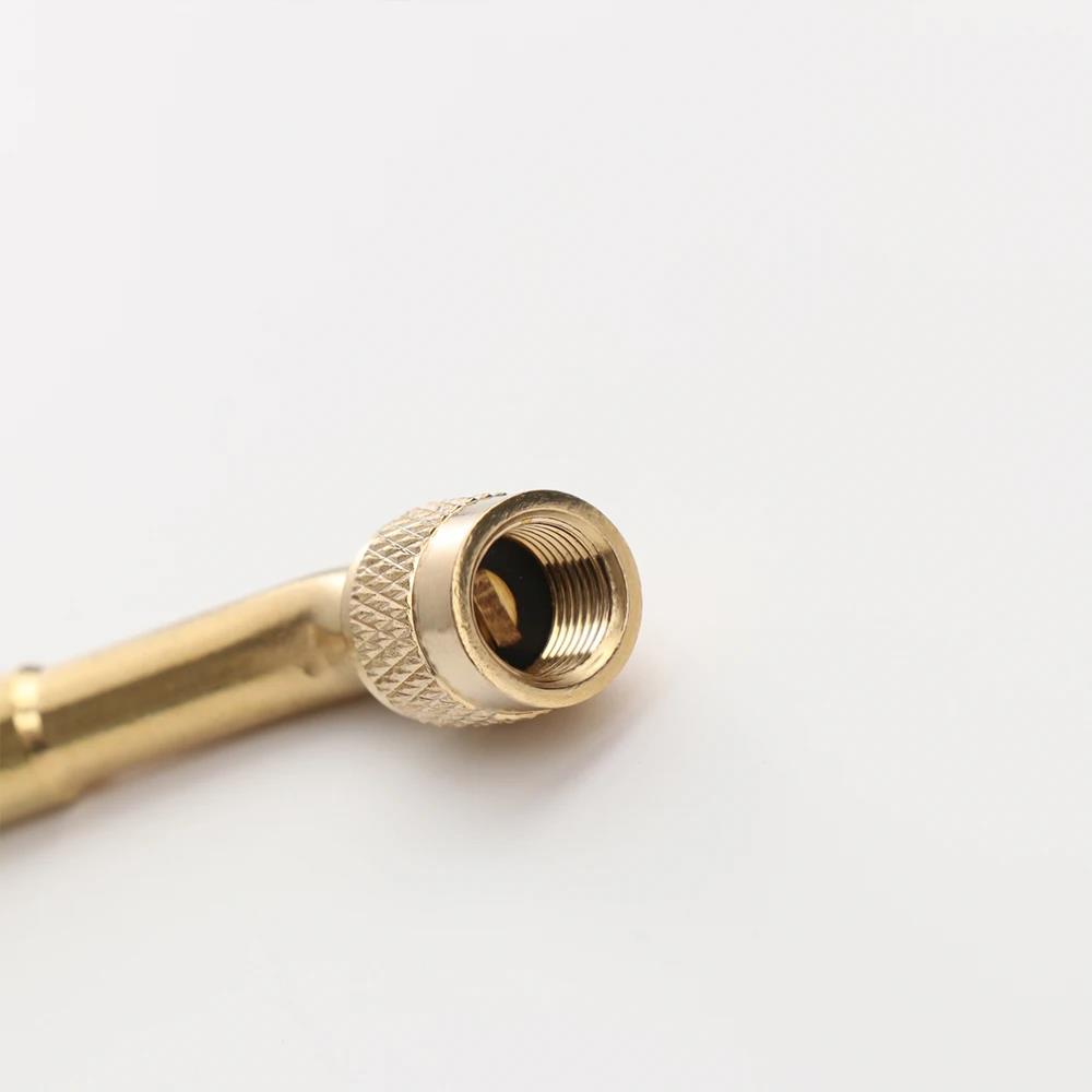 1-5PC 45/90/135 Degree Angle Bent Brass Air Tyre Valve Stem with Extension Adapter for Car Truck Motorcycle Cycling Accessories Valve Stems 1