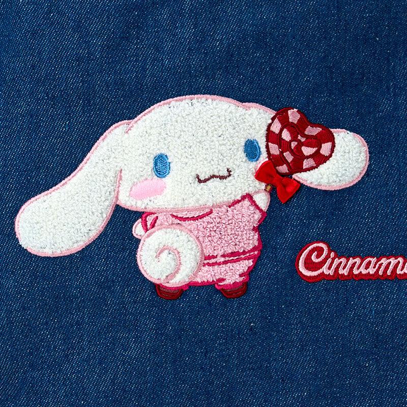 Джинсовая сумка-тоут с вышивкой сагара Sanrio Cinnamoroll Япония НОВЫЙ Персонажи Sanrio