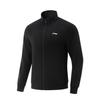 LiNing Fitness Series Casual Comfortable Simple Versatile Zipper Stand Collar Sports Jacket Men Jacket AWDV935-3