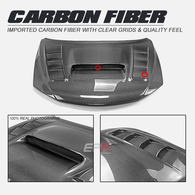 Капот из углеродного волокна в стиле VRS для 08-14 Subaru Impreza GRB/GVB STI