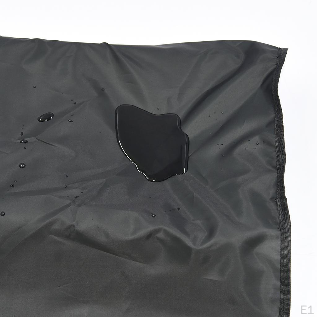 Plastic Cover For Back of Chair In Hairdressing Hair Salons 48x43cm Black