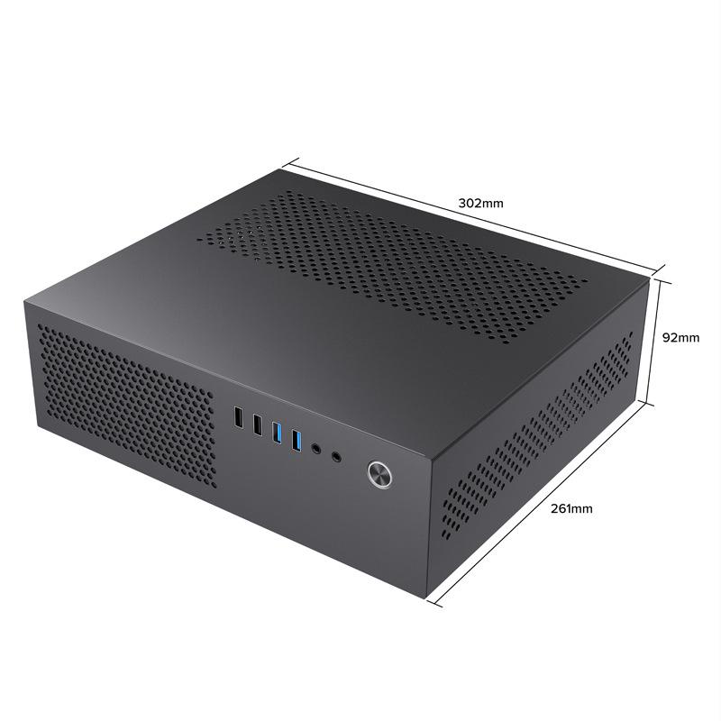 SKTC A10 Мини Горизонтальный/Вертикальный Корпус для HTPC Компьютера MATX 24x24 Материнская Плата Блок Питания 1U 7.3L