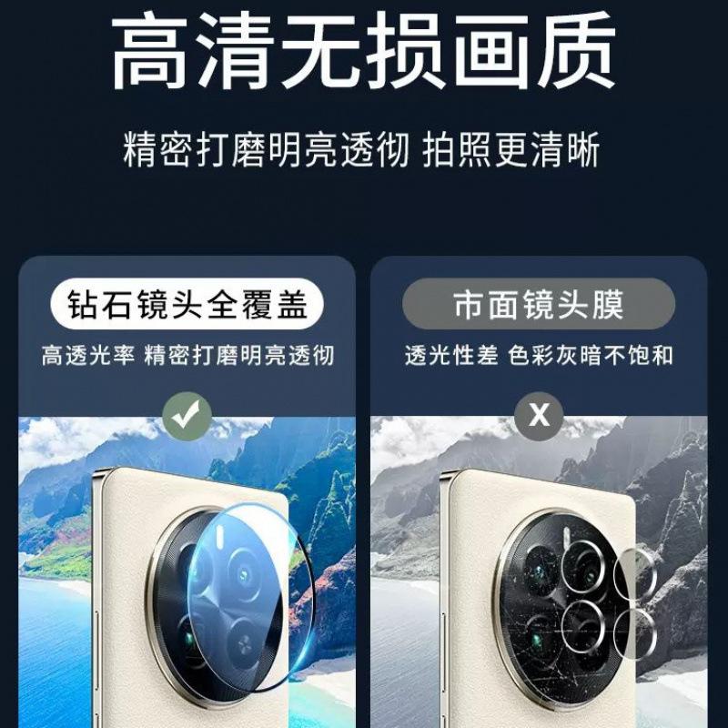 Применимо к оригинальной пленке для объектива GT1PRO realme 11pro + закаленное стекло с черной рамкой для камеры со своим артефактом