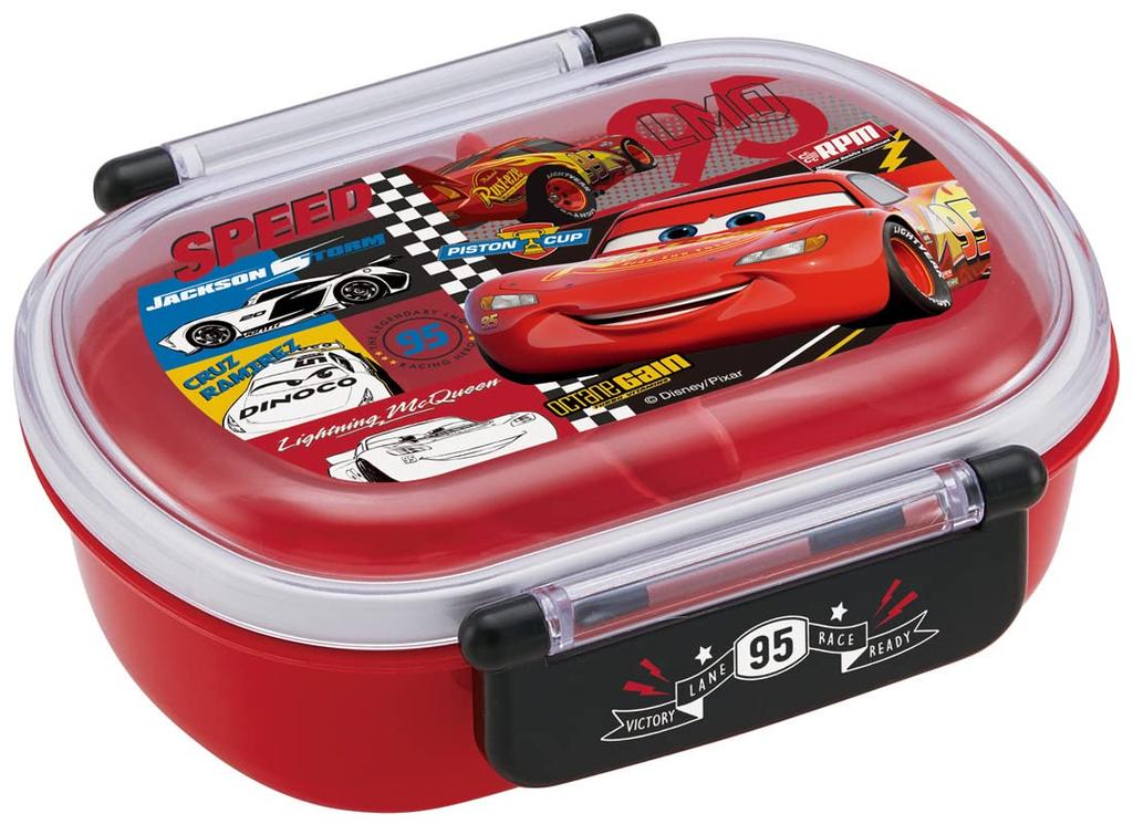 Skater Antibacterial Lunch Disney Cars Size for Made in Children's Box, 360ml, Design, 22, Boys, Japan, QAF2BAAG-A