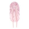 Long Satin Bonnet with Tie Band Double Layer Women Sleeping Bonnet