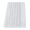 Wireless Bluetooth Keyboard 10Inch Lightweight UltraWide for Android for IOS for Windows(White)