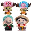 25 см Аниме Фигурка One Piece Зоро Луффи Чоппер Плюшевые Игрушки Очаровательный Мультяшный Плюшевый Зверь Набивные Куклы Подвеска Детские Рождественские Подарки