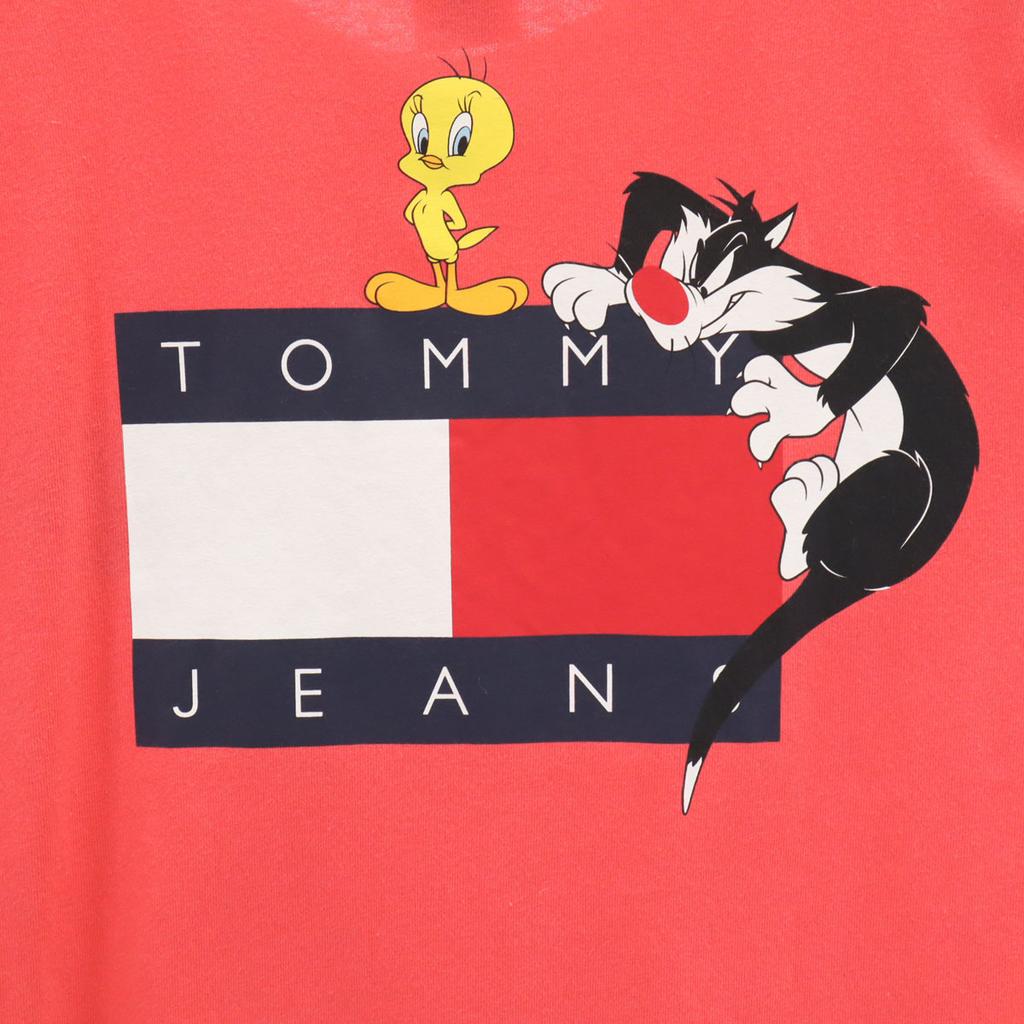 Tommy Hilfiger Looney Tunes Collaboration Back Print Short Sleeve T-shirt Men's Used