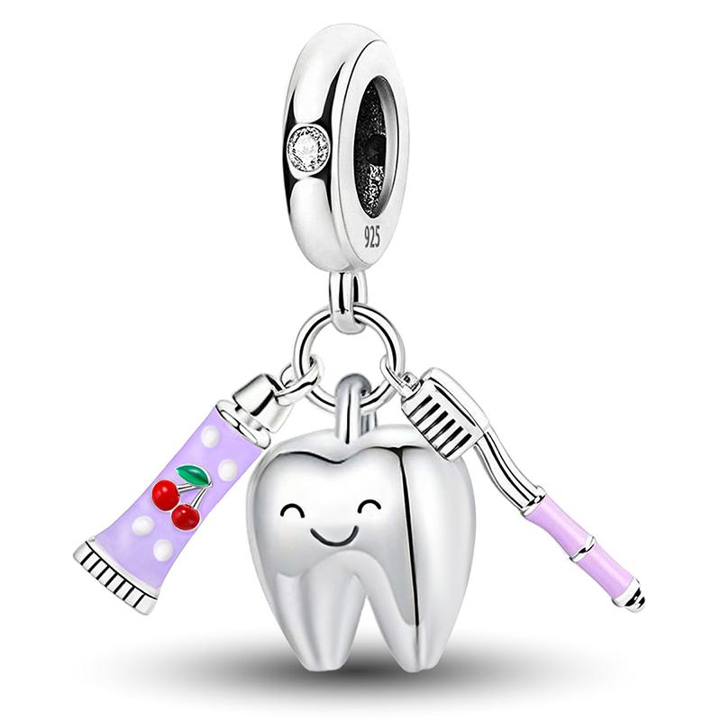 Медно-розовый Безграничный Базовый Цепочка Шармы-бусины в виде сердец любви Подходят для оригинального браслета-пандора Бангл DIY Ювелирные изделия