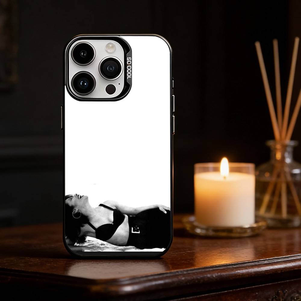Singer Selena Quintanilla Phone Case Color Silver Shell For IPhone 17 16 15 14 13 12 11 Pro Max Plus