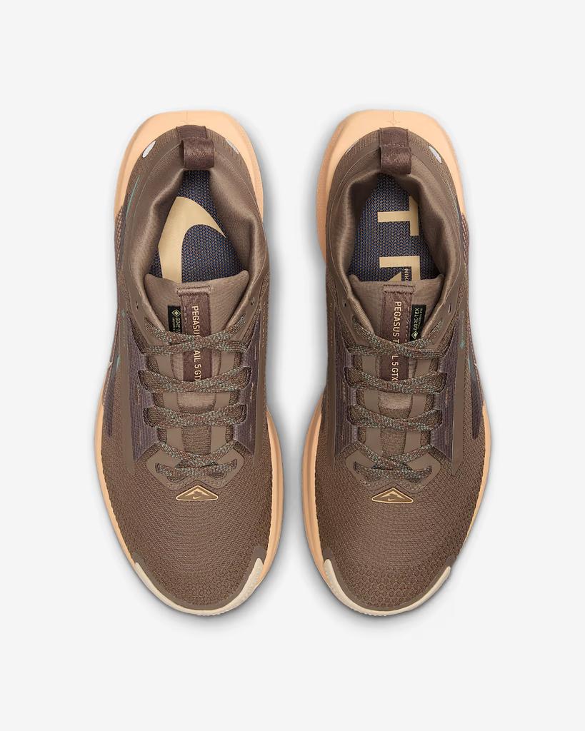 FQ0912-200 Nike Pegasus Trail 5 GORE-TEX Коричневый норка Оранжевый Меловой жемчуг (Женский)