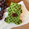 Soft Plush Winter Dog Clothes Thickened Warm Dog Jumpsuit Pet Traction Suit  Autumn Winter