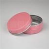 50pcs 60g Aluminum Tin Jars 60ml Pink Color Metal Container Cosmetic Face Eye Cream Packing Empty Can Lip Balm Candle Jar