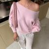 Casual Long-sleeved Tops Simple Solid Color Sweater for Women 2025 Autumn and Winter