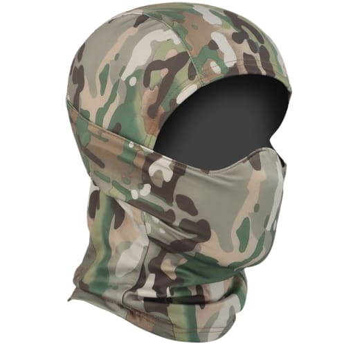 MILQUEST Airsoft Mask Balaclava with Silicone Mask, Face Mask, Face Guard (Camouflage)