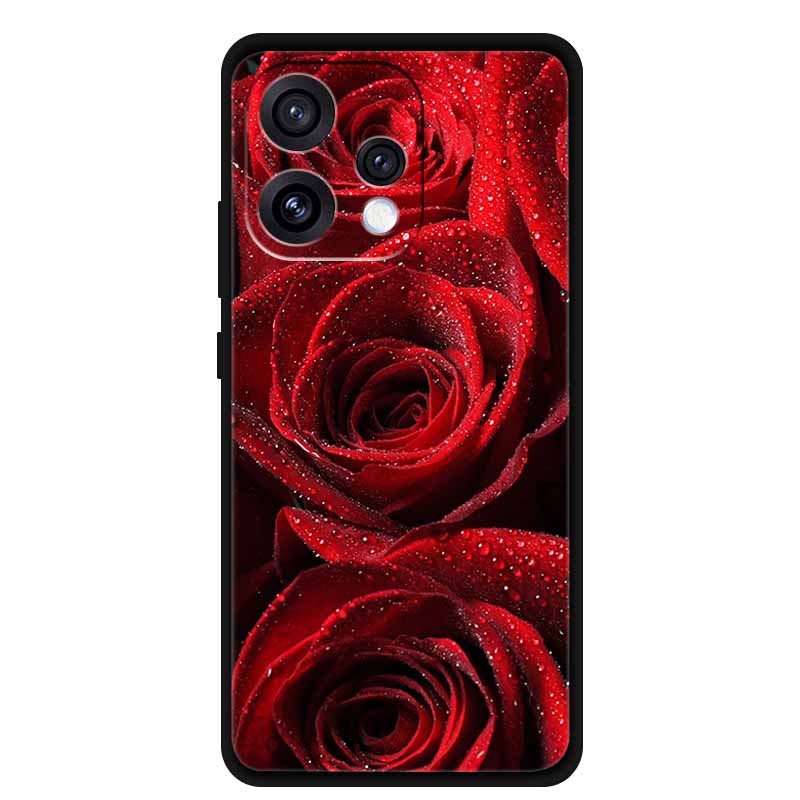 Чехол для Oppo Reno 15c Reno 15 PMD110 Мультяшный Мягкий Силиконовый Защитный Чехол для Телефона на Reno15 Reno15c CPH2825 Роскошный Бампер Coque